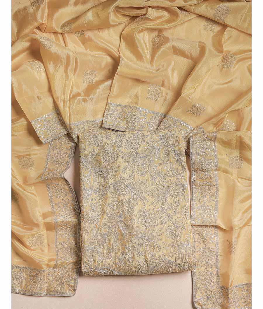 TISSUSE SILK EMBRIODERY SUIT SET