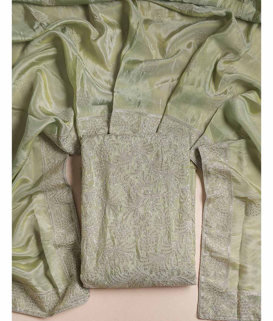 TISSUSE SILK EMBRIODERY SUIT SET