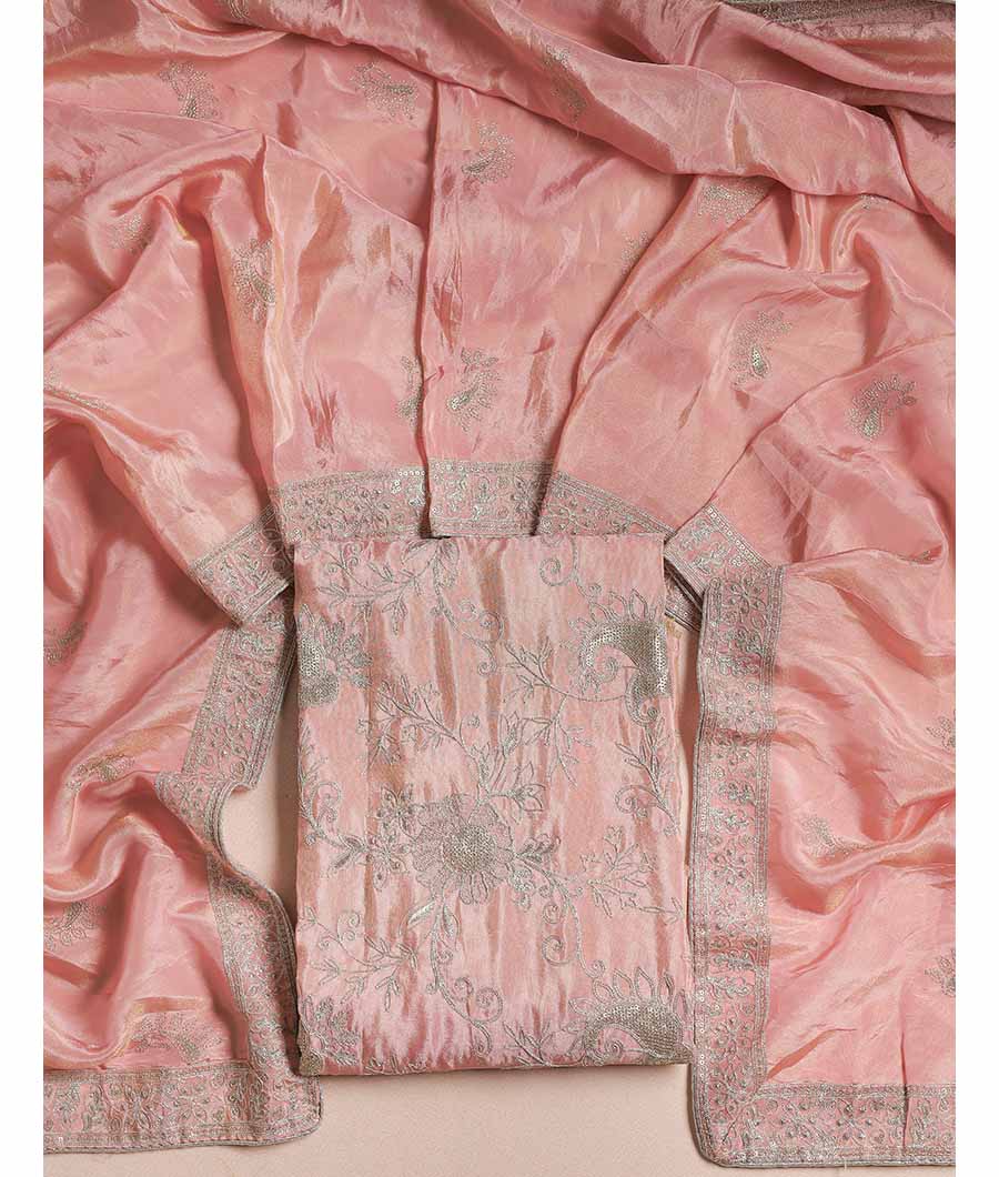 TISSUSE SILK EMBRIODERY SUIT SET