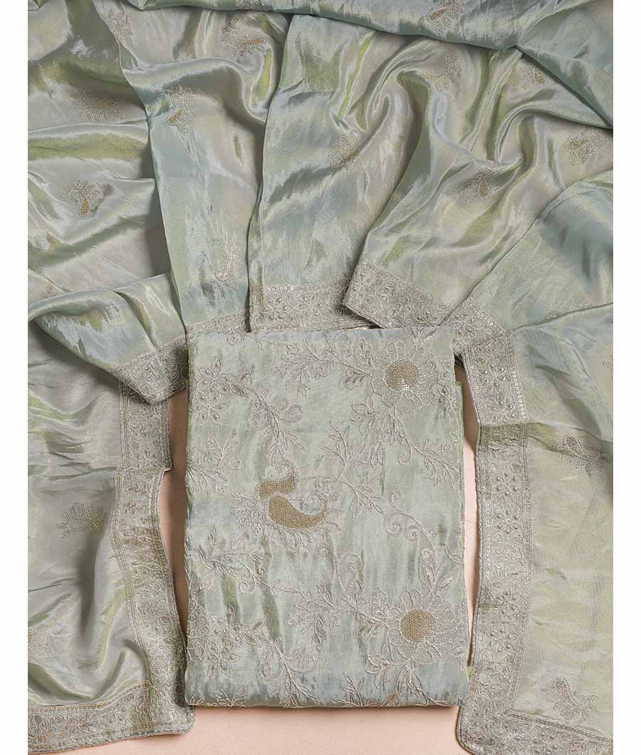 TISSUSE SILK EMBRIODERY SUIT SET