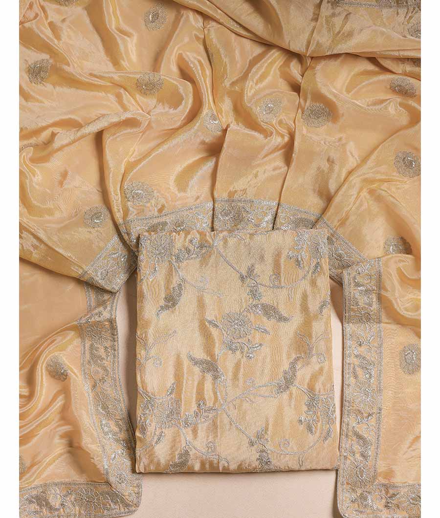 TISSUSE SILK EMBRIODERY SUIT SET