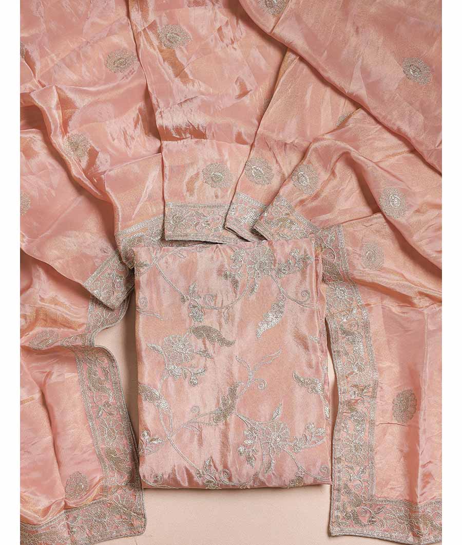 TISSUSE SILK EMBRIODERY SUIT SET