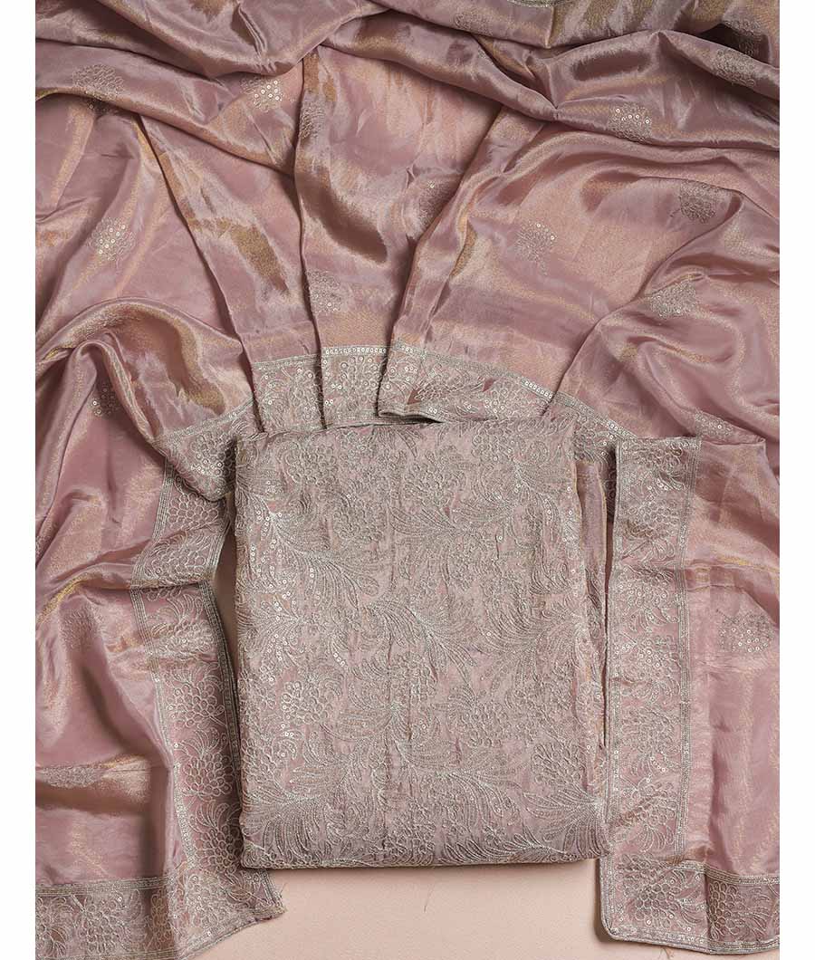 TISSUSE SILK EMBRIODERY SUIT SET