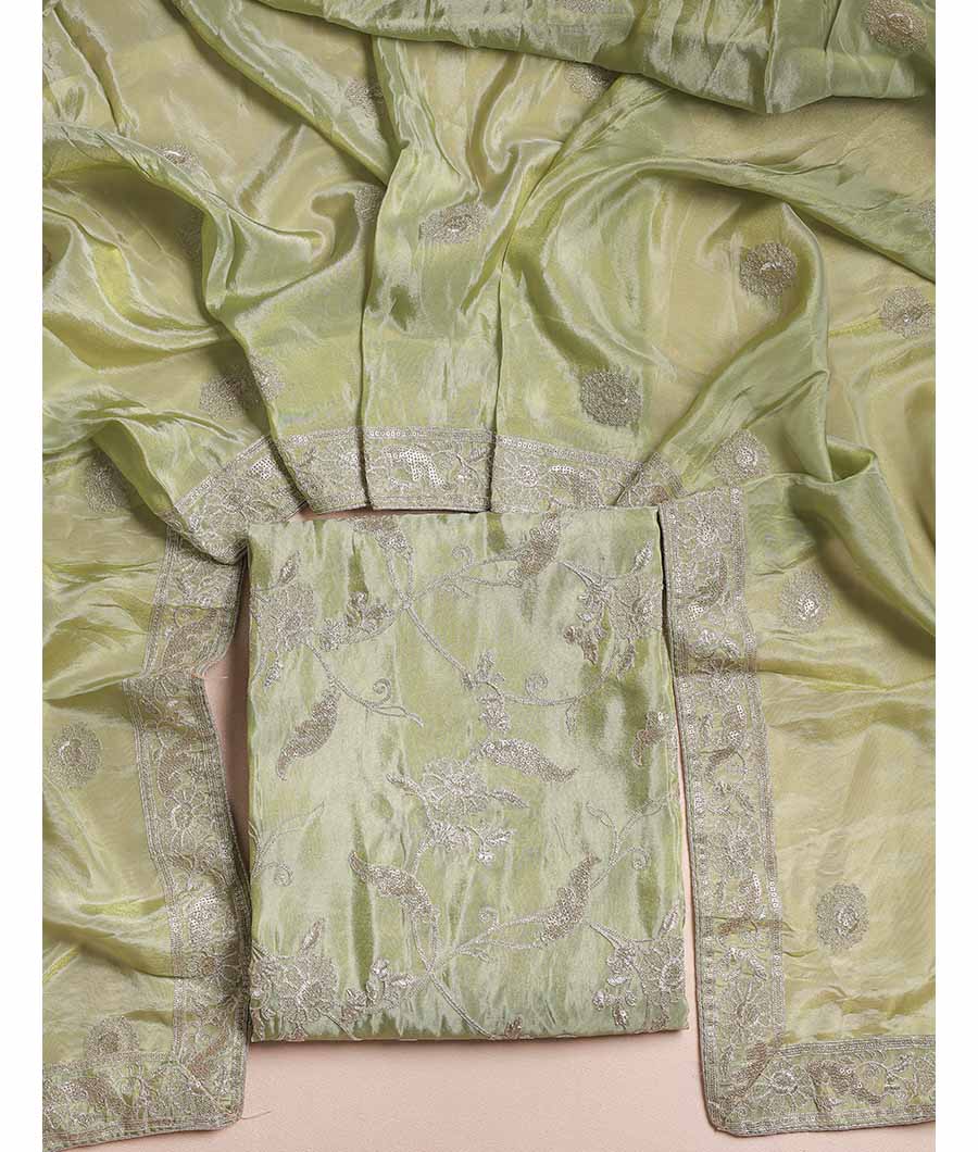 TISSUSE SILK EMBRIODERY SUIT SET