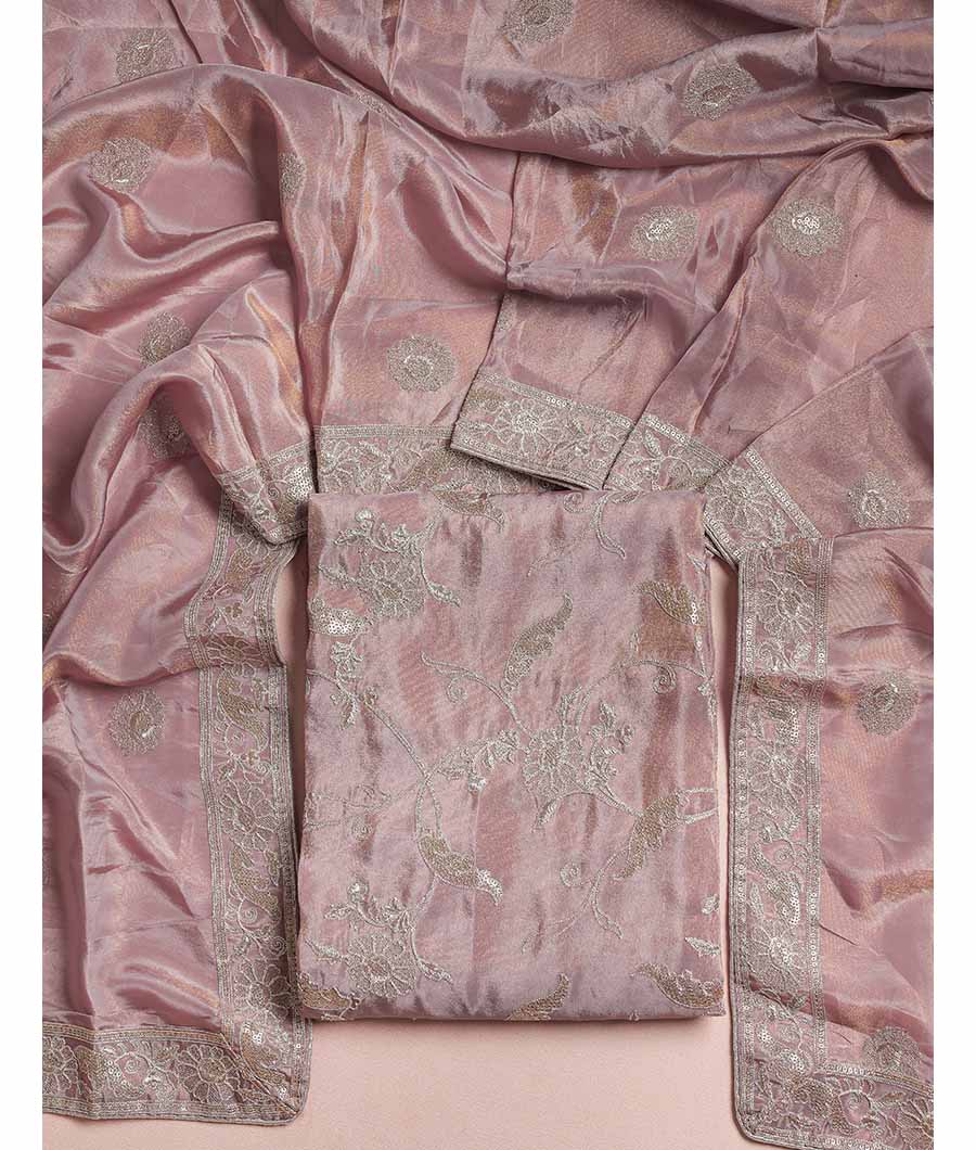 TISSUSE SILK EMBRIODERY SUIT SET