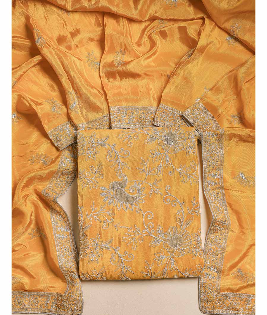 TISSUSE SILK EMBRIODERY SUIT SET