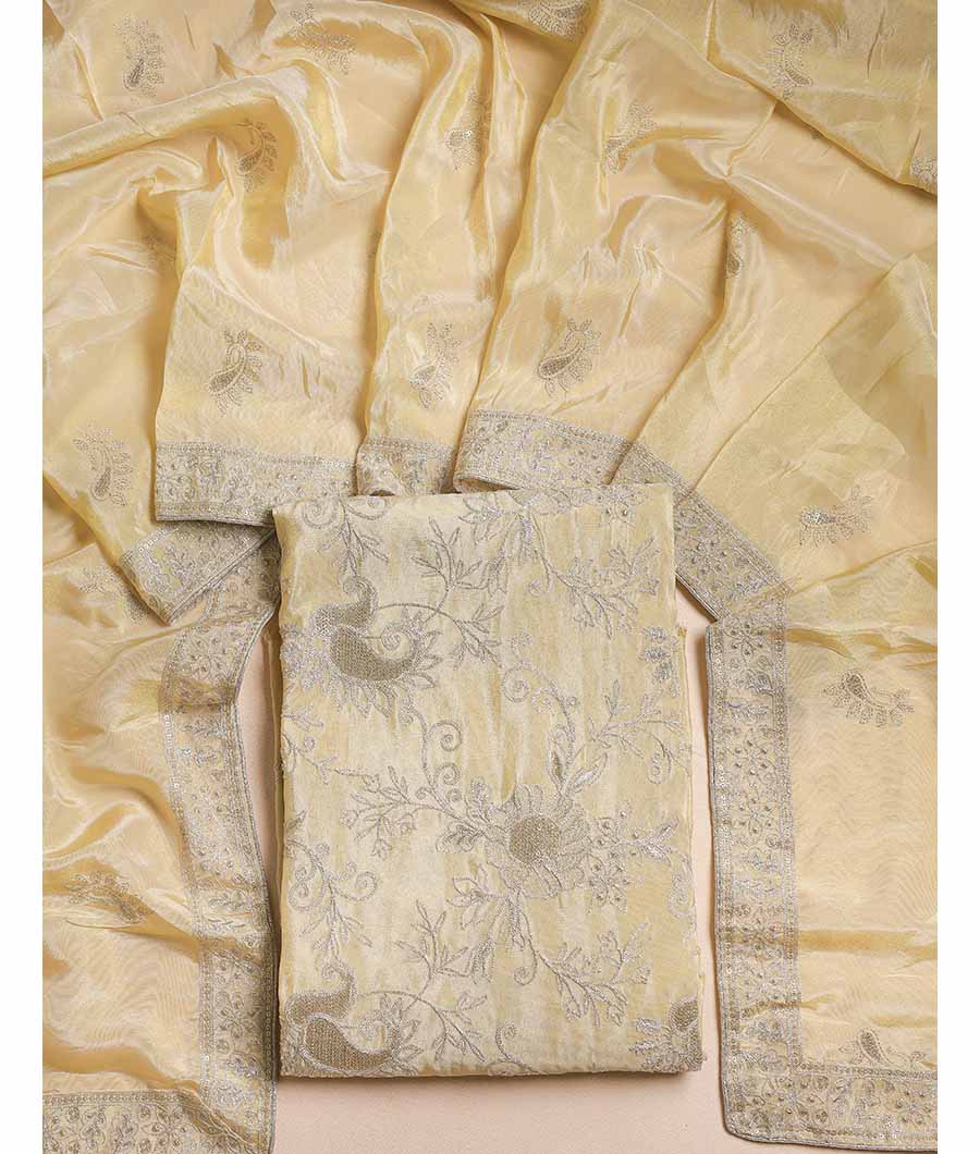 TISSUSE SILK EMBRIODERY SUIT SET