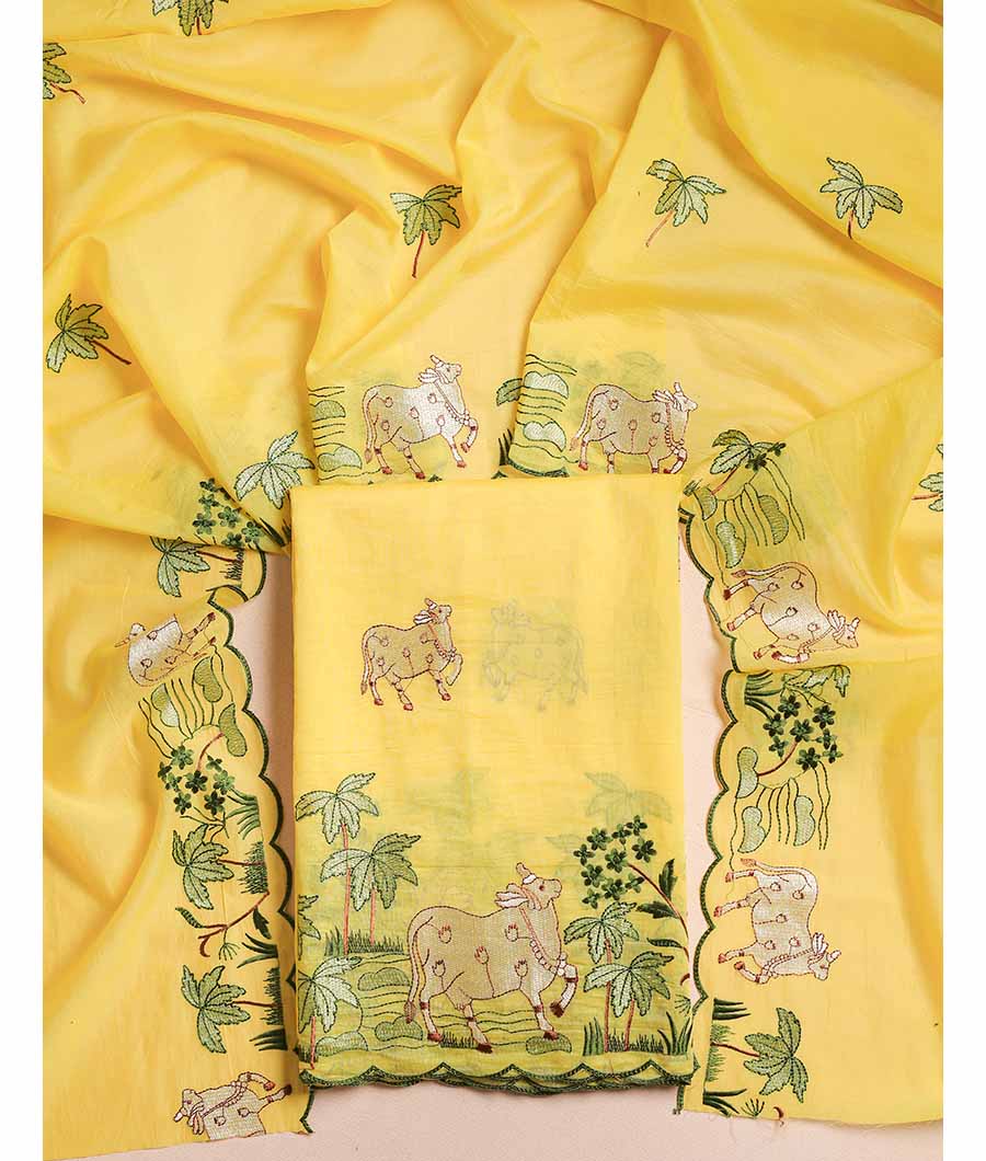 PICHWAI MALAI CHANDERI SUIT SET