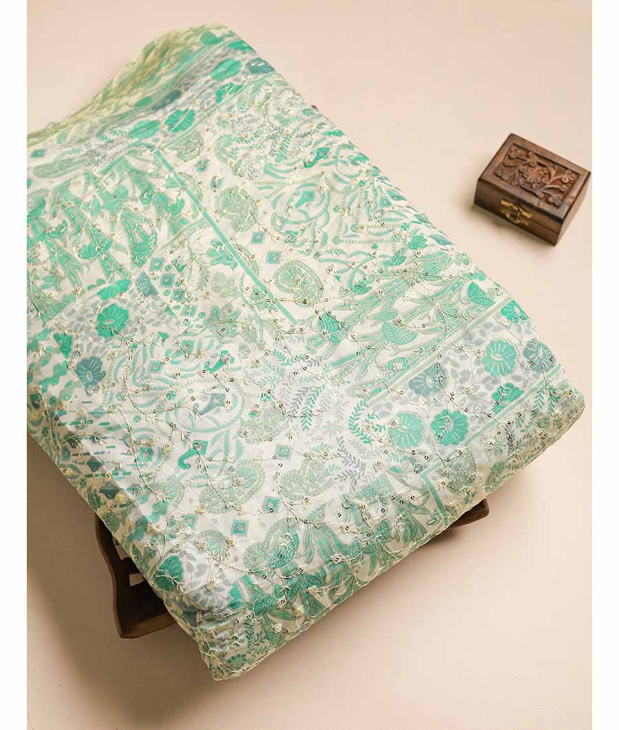 ERI SILK EMBRIODERY FABRIC