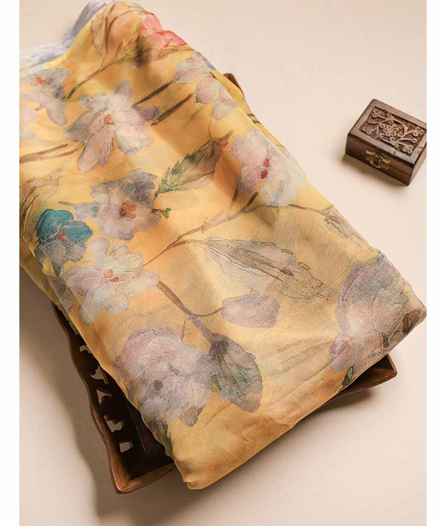 ORGANZA PRINTED FABRIC