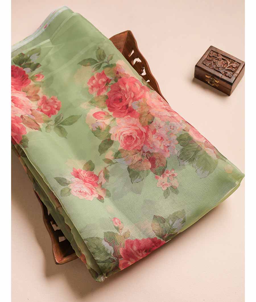 ORGANZA PRINTED FABRIC