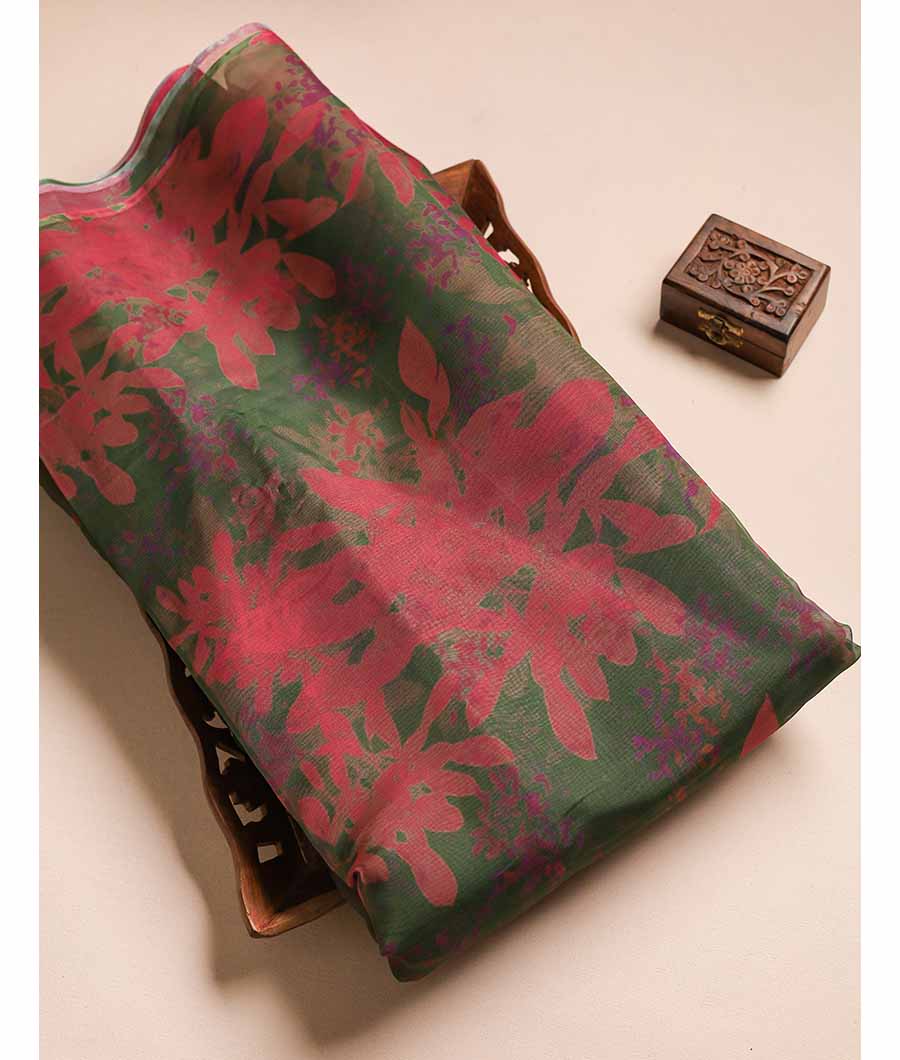 ORGANZA PRINTED FABRIC