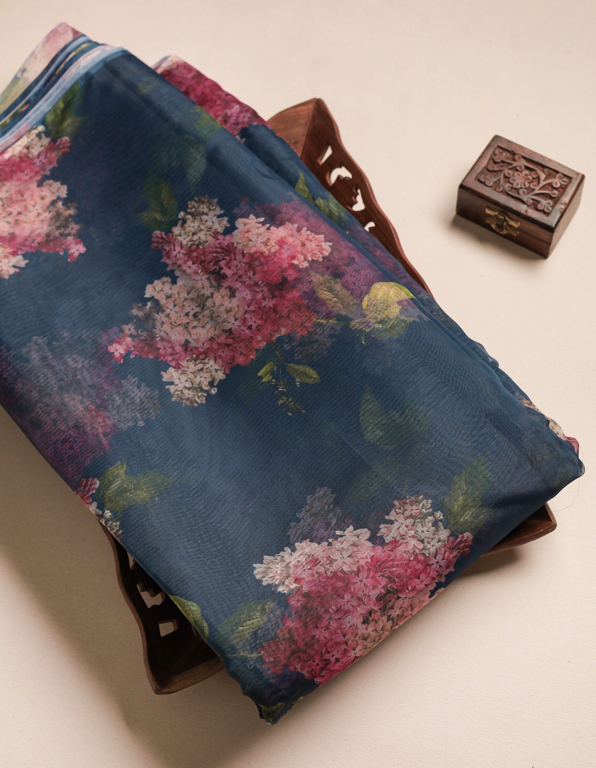 ORGANZA PRINTED FABRIC