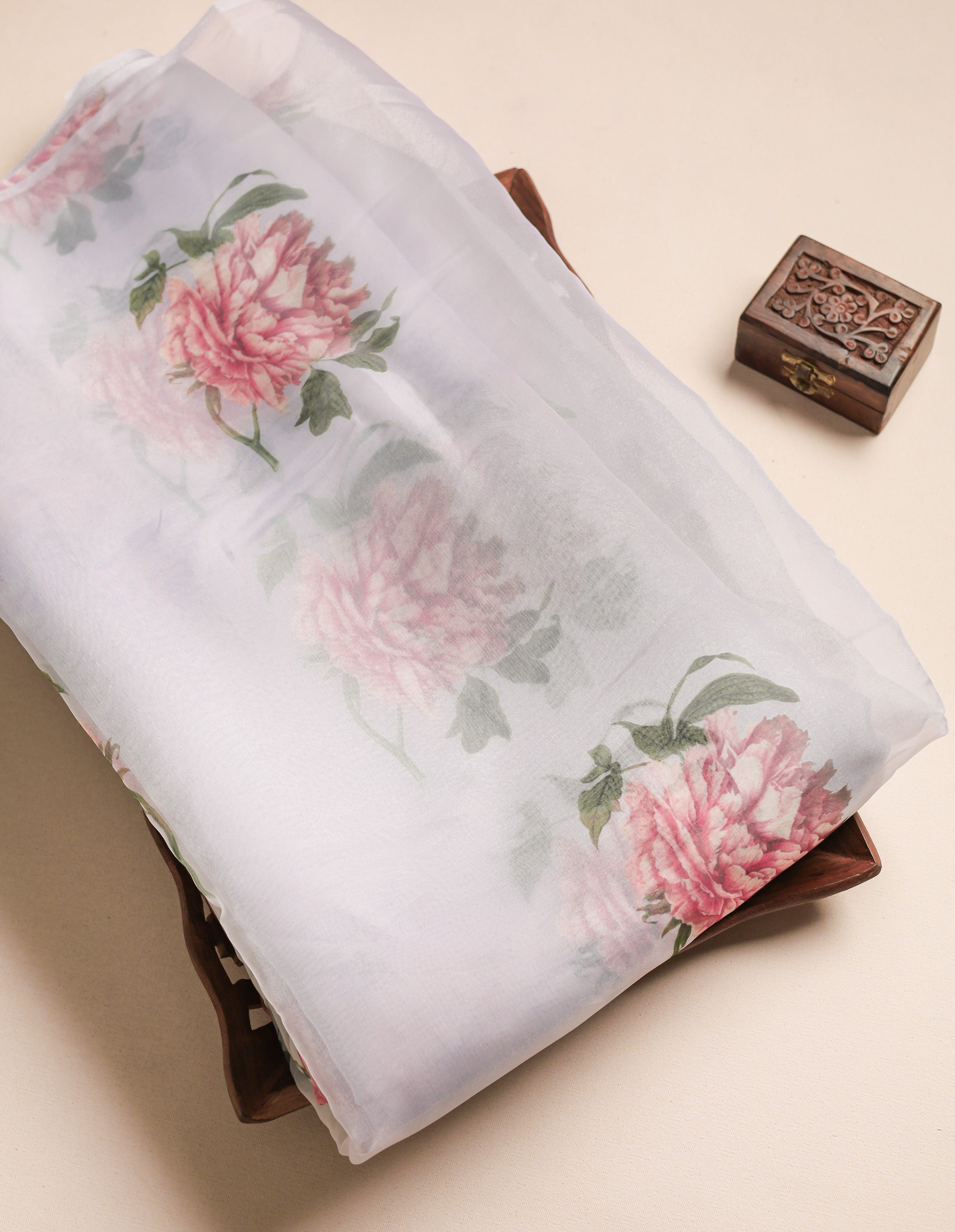 ORGANZA PRINTED FABRIC