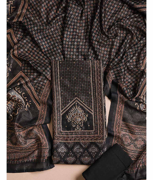 AJRAKH SILK SUIT SET