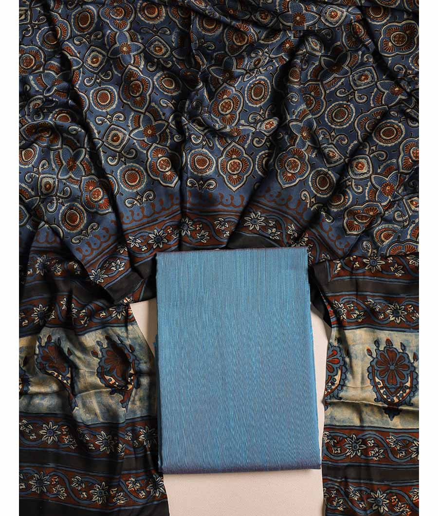 DUPION WITH MODAL SILK DUPATTA