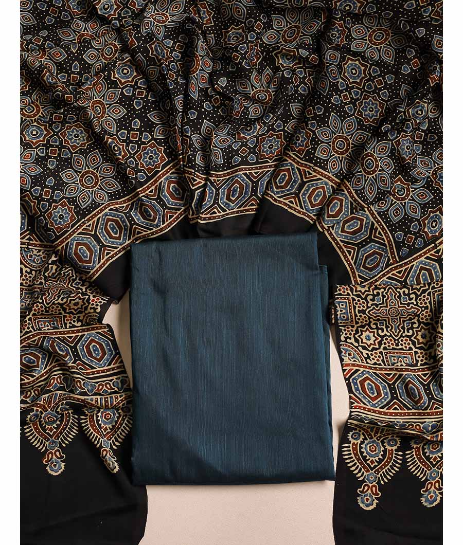 DUPION WITH MODAL SILK DUPATTA