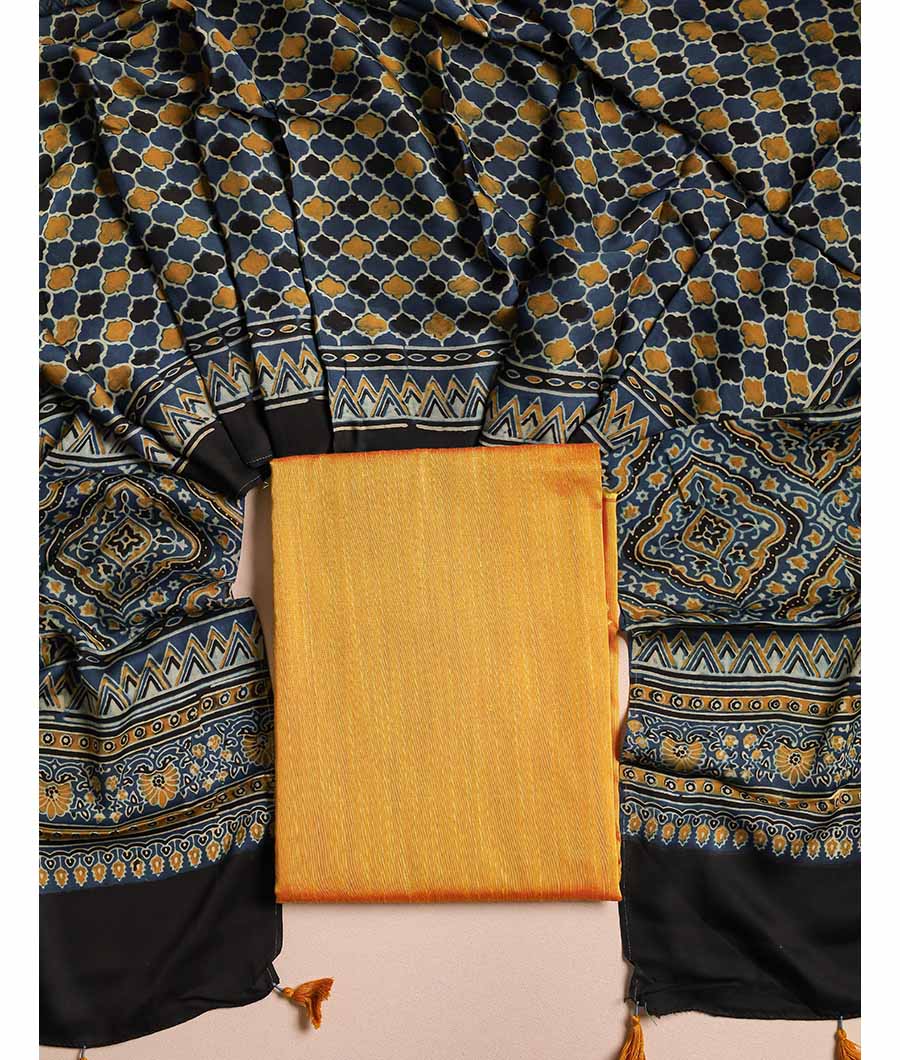 DUPION WITH MODAL SILK DUPATTA