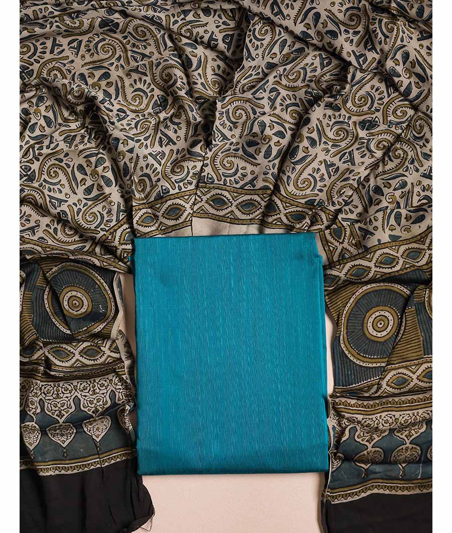 DUPION WITH MODAL SILK DUPATTA