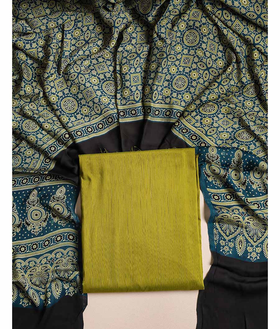 DUPION WITH MODAL SILK DUPATTA