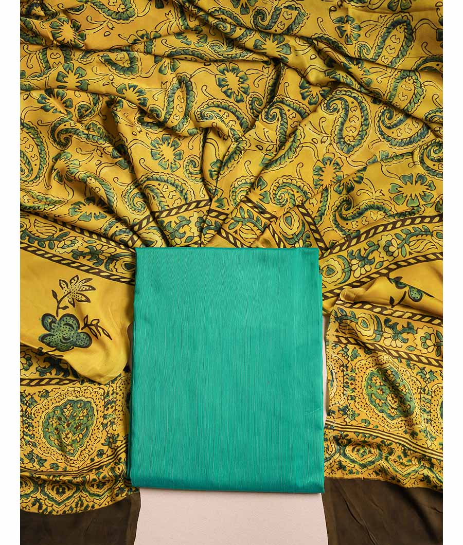 DUPION WITH MODAL SILK DUPATTA