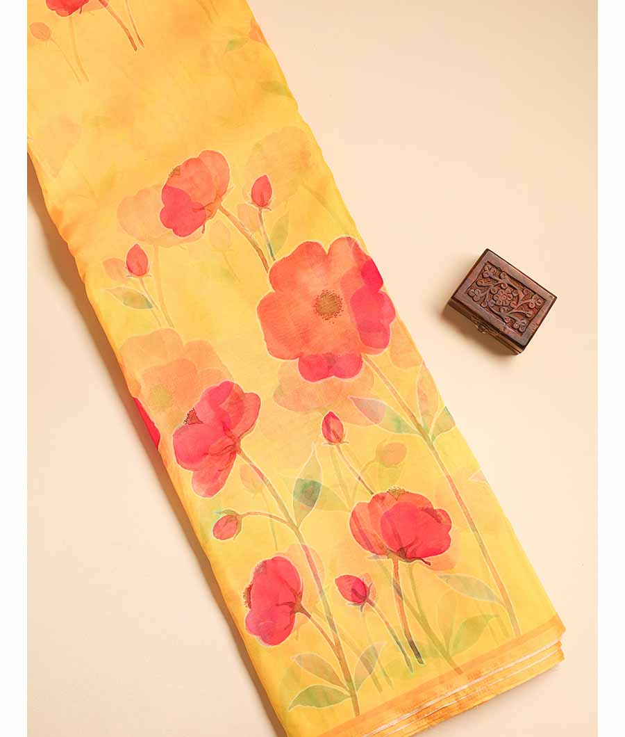 ORGANZA PRINTED FABRIC