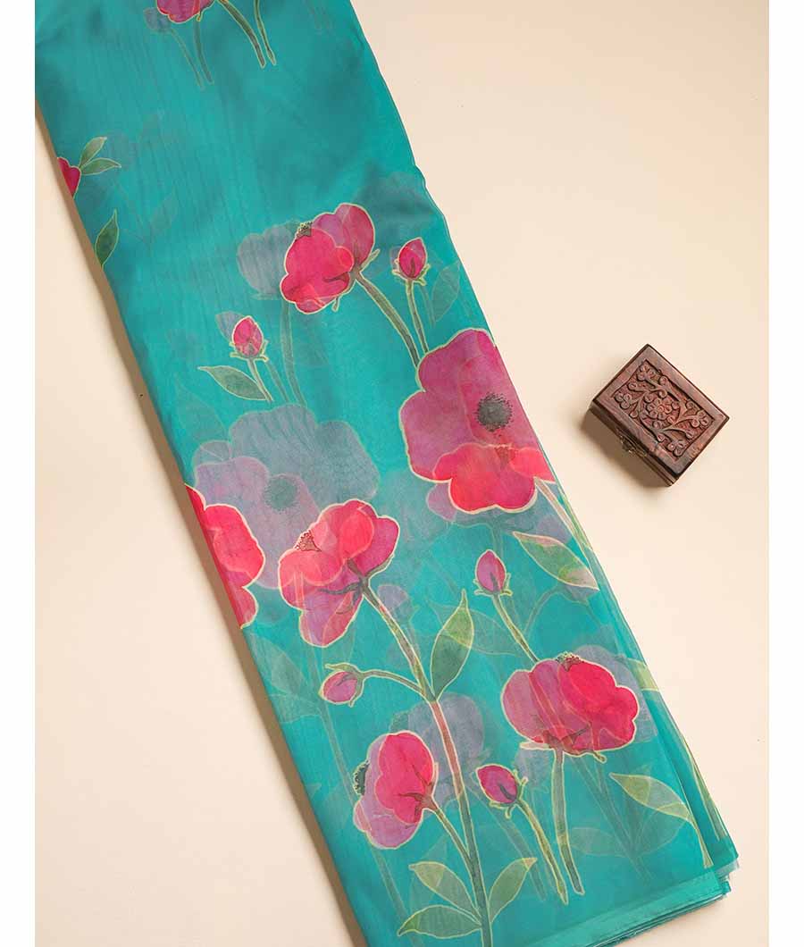 ORGANZA PRINTED FABRIC