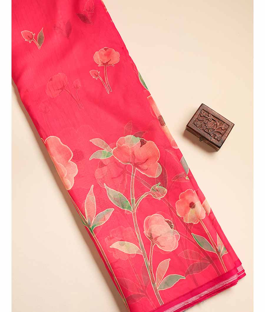 ORGANZA PRINTED FABRIC