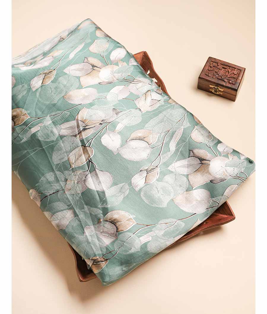 CRAPE SILK PRINTED FABRIC