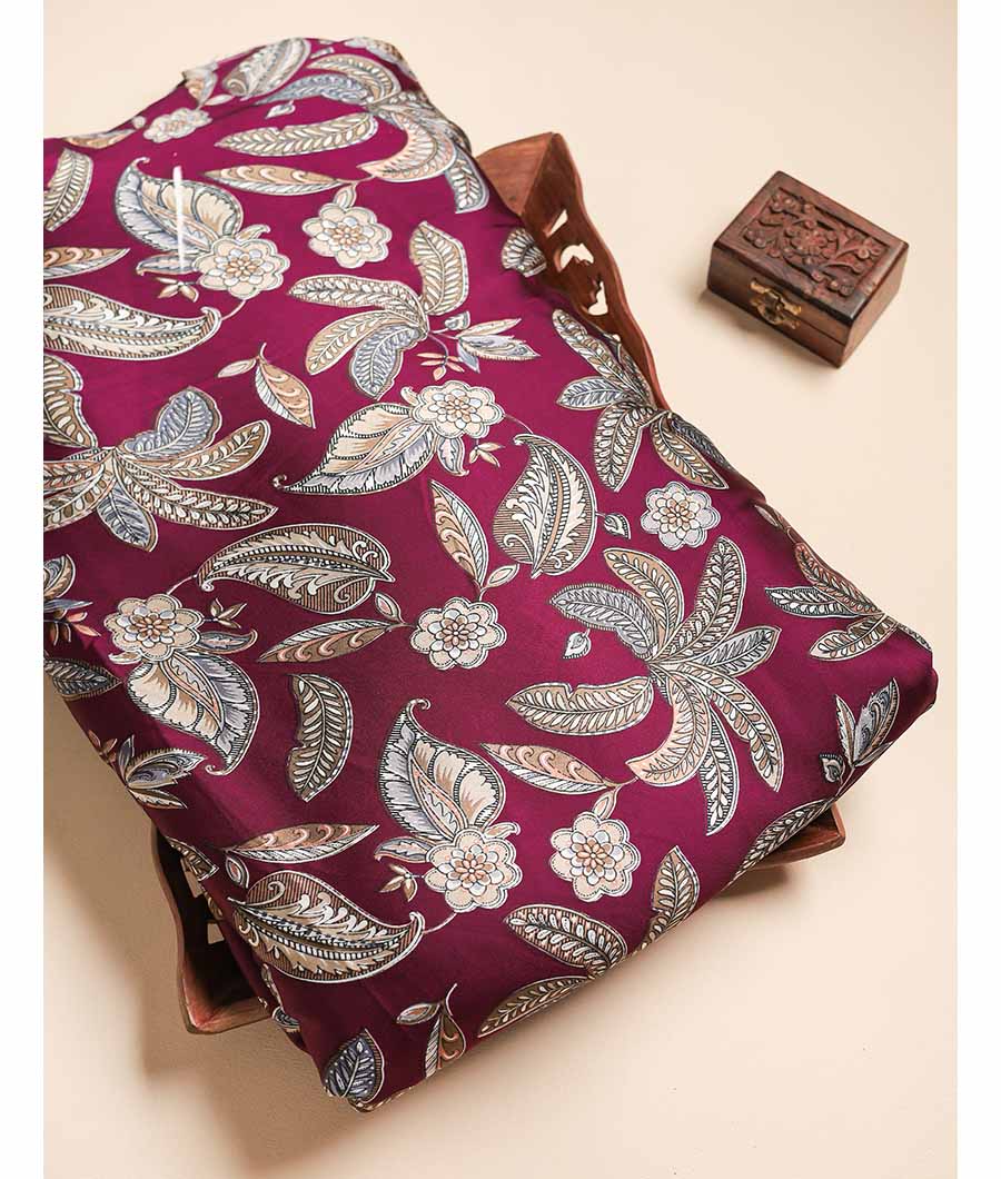 CRAPE SILK PRINTED FABRIC