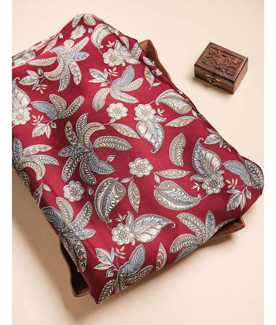 CRAPE SILK PRINTED FABRIC