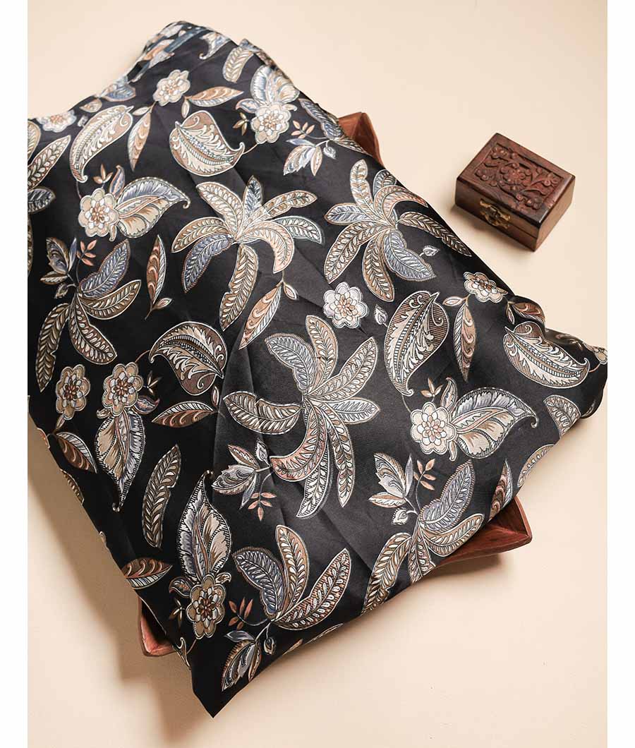 CRAPE SILK PRINTED FABRIC