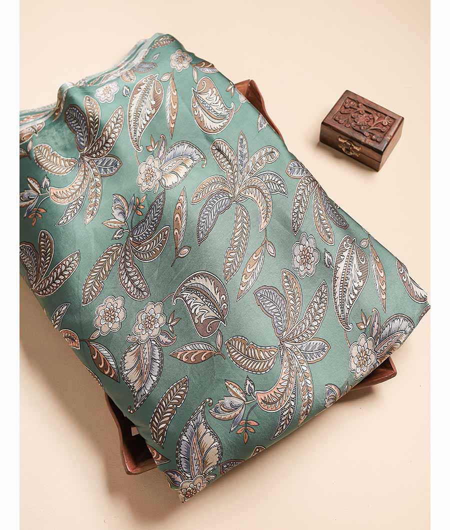 CRAPE SILK PRINTED FABRIC