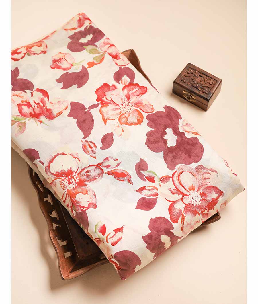 ERI SILK FOIL WORK FABRIC