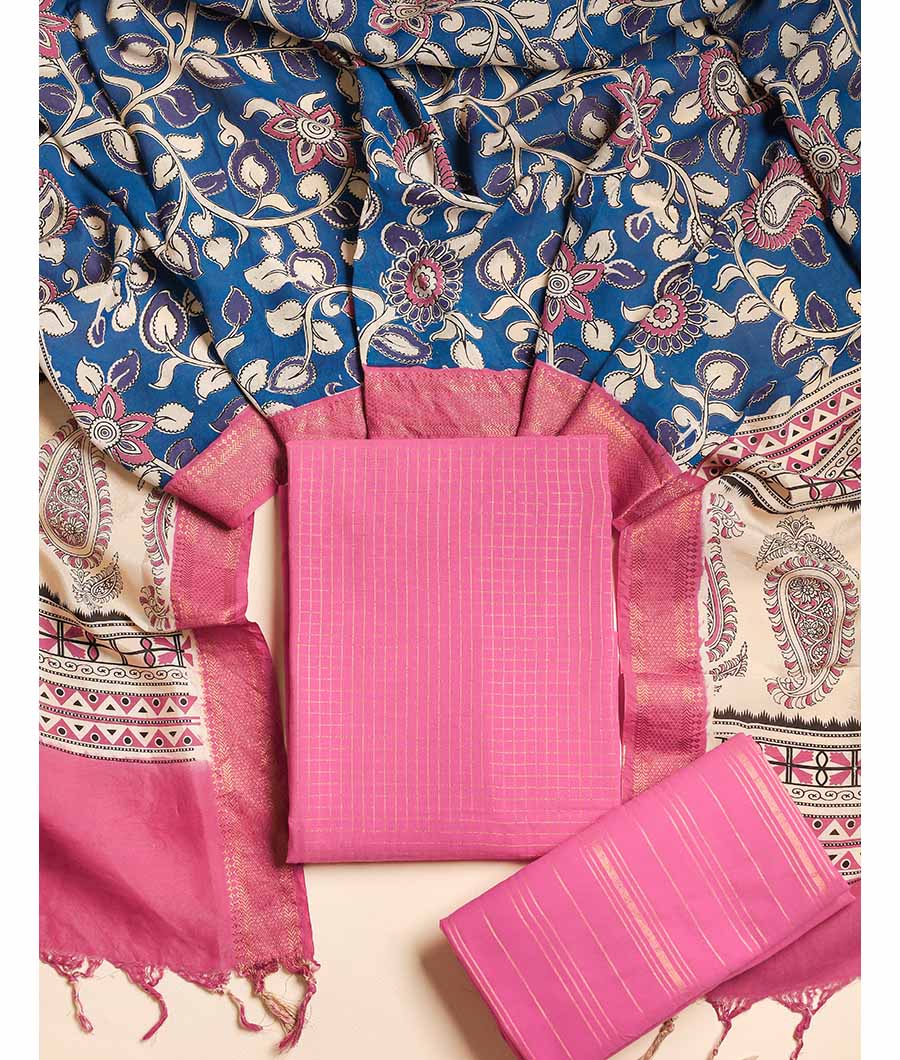 COTTON HANDLOOM LUREX SUIT SET