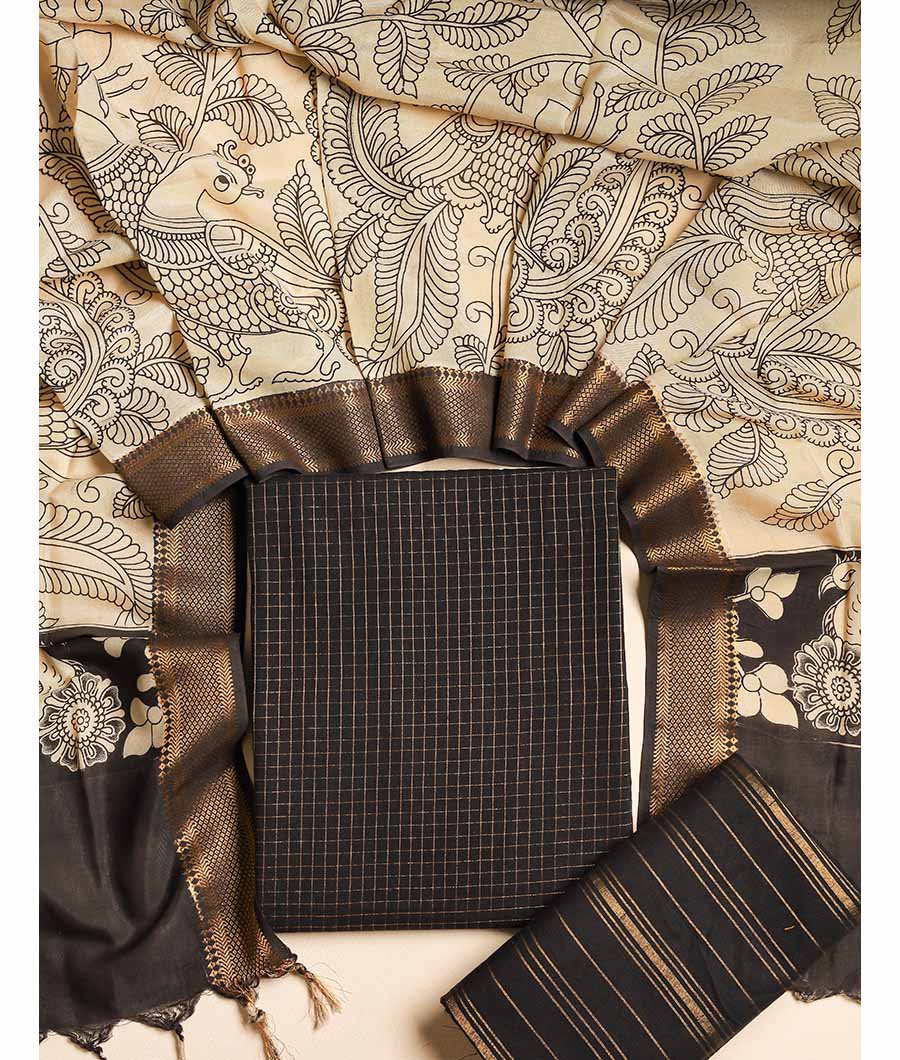 COTTON HANDLOOM LUREX SUIT SET