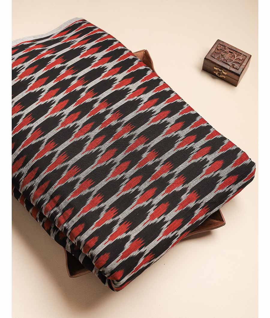 Pure Pochampally Cotton Ikat Fabric