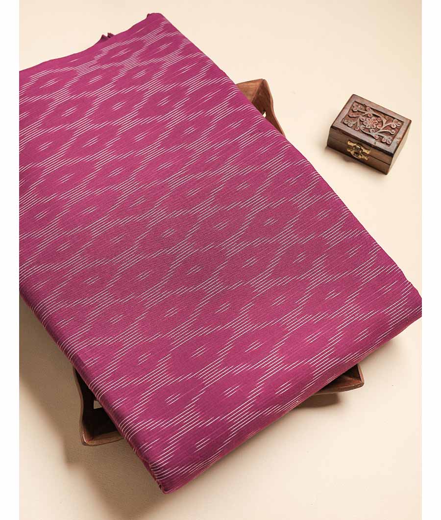 Pure Pochampally Cotton Ikat Fabric