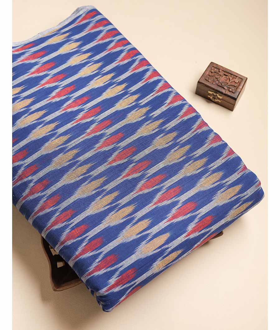 Pure Pochampally Cotton Ikat Fabric