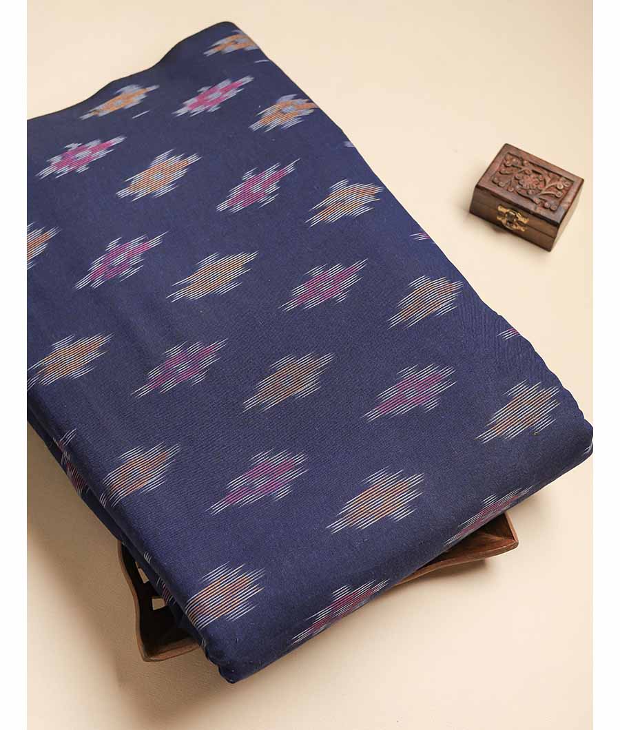 Pure Pochampally Cotton Ikat Fabric