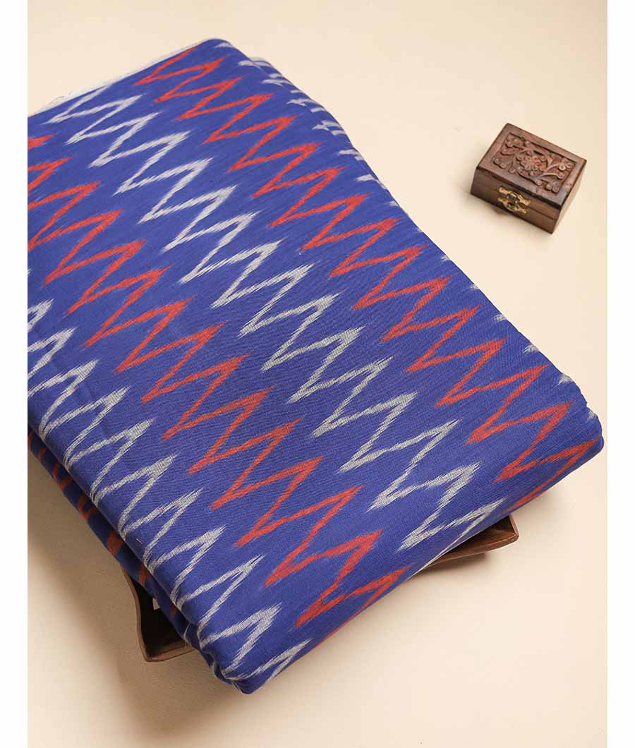 Pure Pochampally Cotton Ikat Fabric