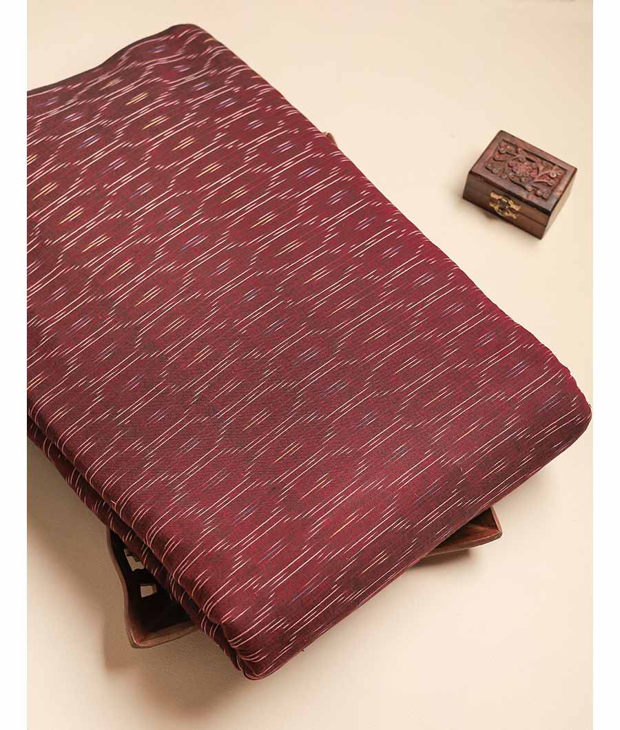 Pure Pochampally Cotton Ikat Fabric