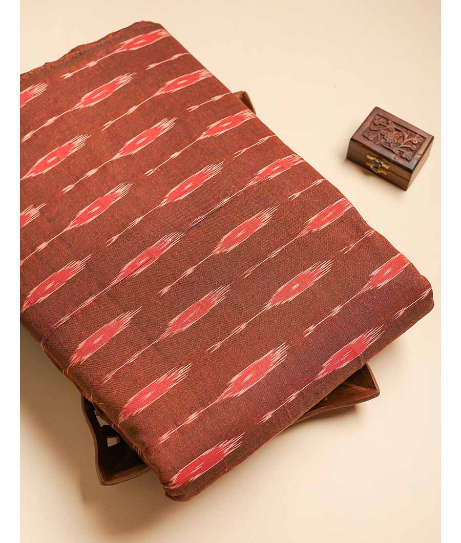 Pure Pochampally Cotton Ikat Fabric