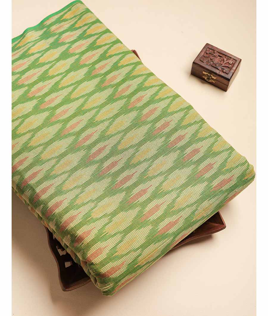 Pure Pochampally Cotton Ikat Fabric