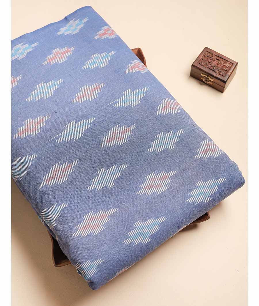 Pure Pochampally Cotton Ikat Fabric