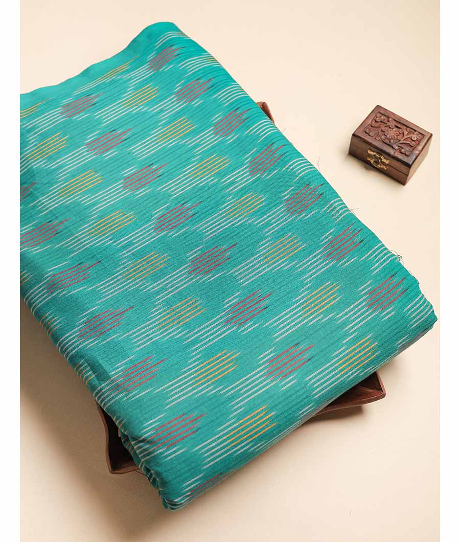 Pure Pochampally Cotton Ikat Fabric