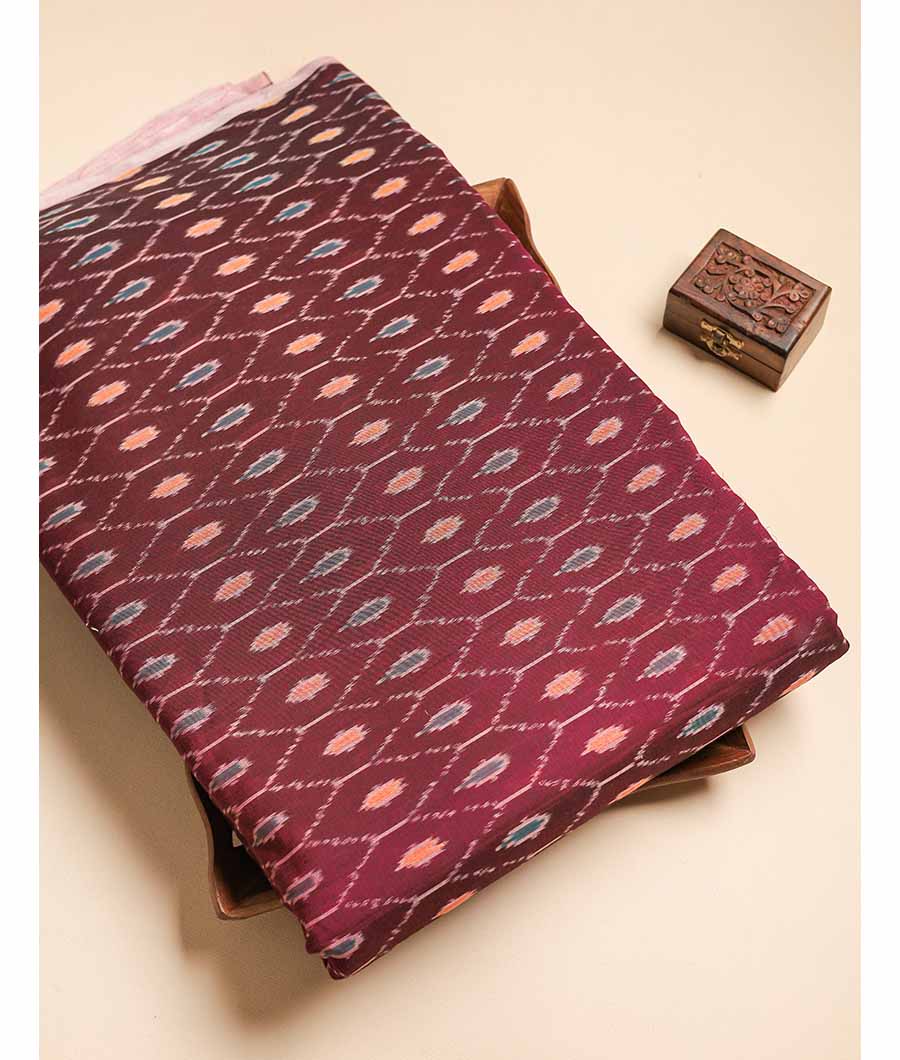 MERCIDISED IKAT FABRIC