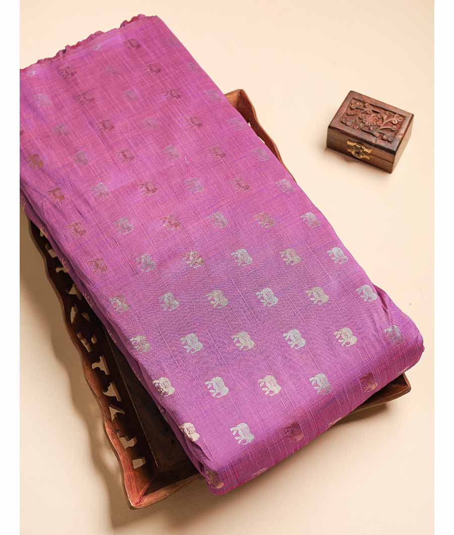 SEMI TUSSAR BROCADE FABRIC