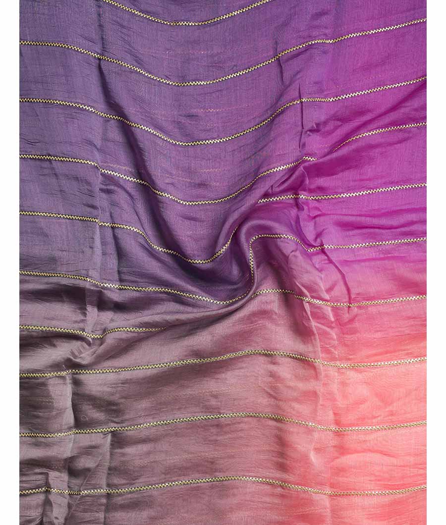 MUL CHANDERI EMBROIDERED FABRIC