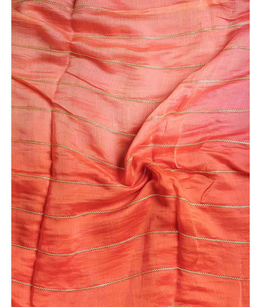 MUL CHANDERI EMBROIDERED FABRIC